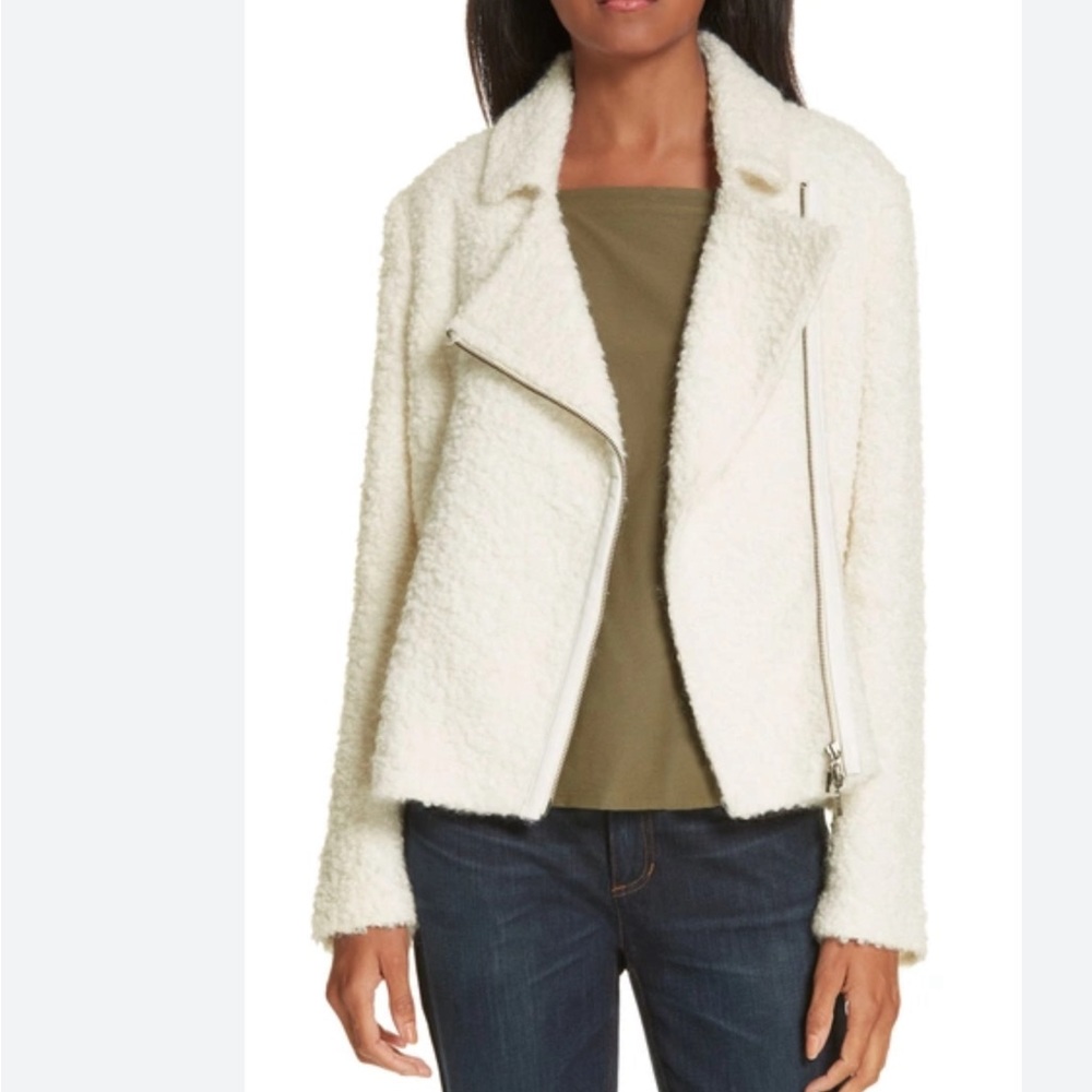 Eileen Fisher alpaca jacket.